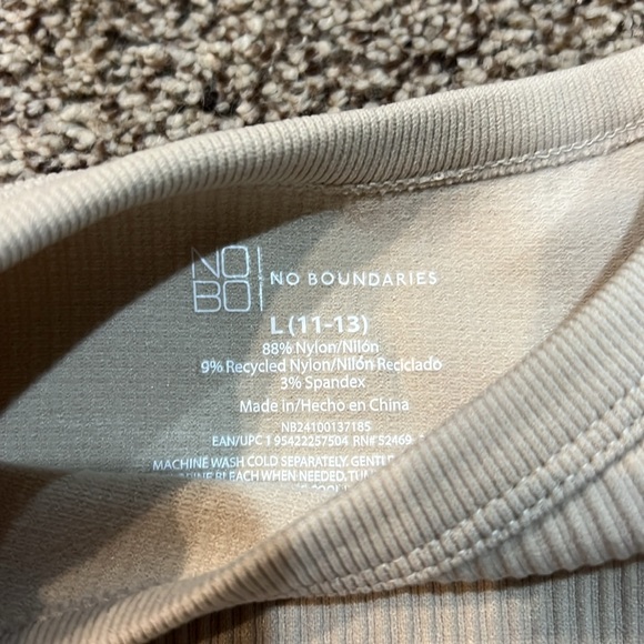 Beige Ribbed Tank Top - Picture 2 of 2